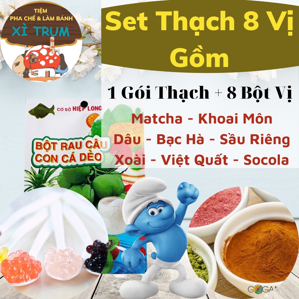 💥GIÁ HỦY DIỆT💥Set 10-12 Ly Trà Sữa Trân Châu Loại Ngon 15 Vị Matcha, Dâu, Thái Xanh, Đỏ, Hồng Trà...Tiệm Pha Chế XITRUM