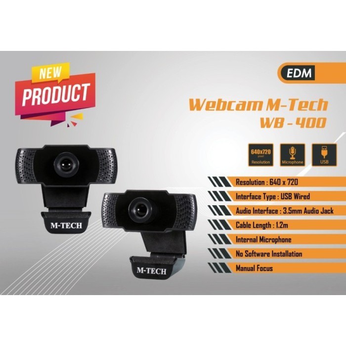 Webcam Mtech Wb400 Wb-400 Usb Kèm Micro | BigBuy360 - bigbuy360.vn