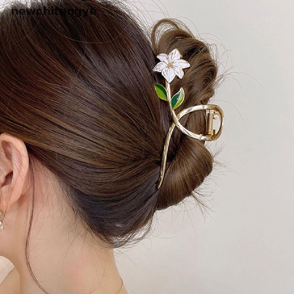 Kẹp Tóc Càng Cua Đính Hoa Lily