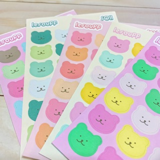 S012 - STICKER GẤU - BUOLET JOURNAL - PLANNER - SCRAPBOOK - DIARY