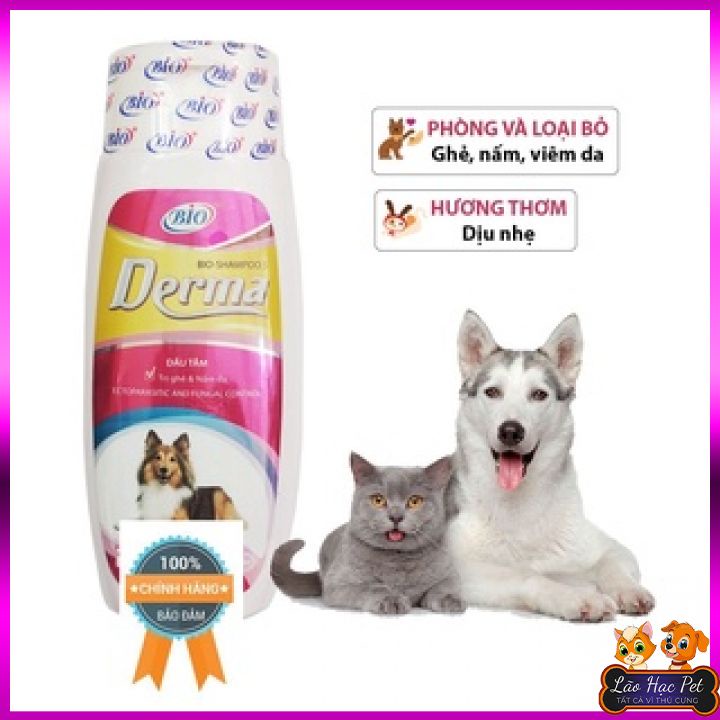 Sữa tắm cho chó - Sữa Tắm Bio Derma Trị Ghẻ Nấm Cho Chó