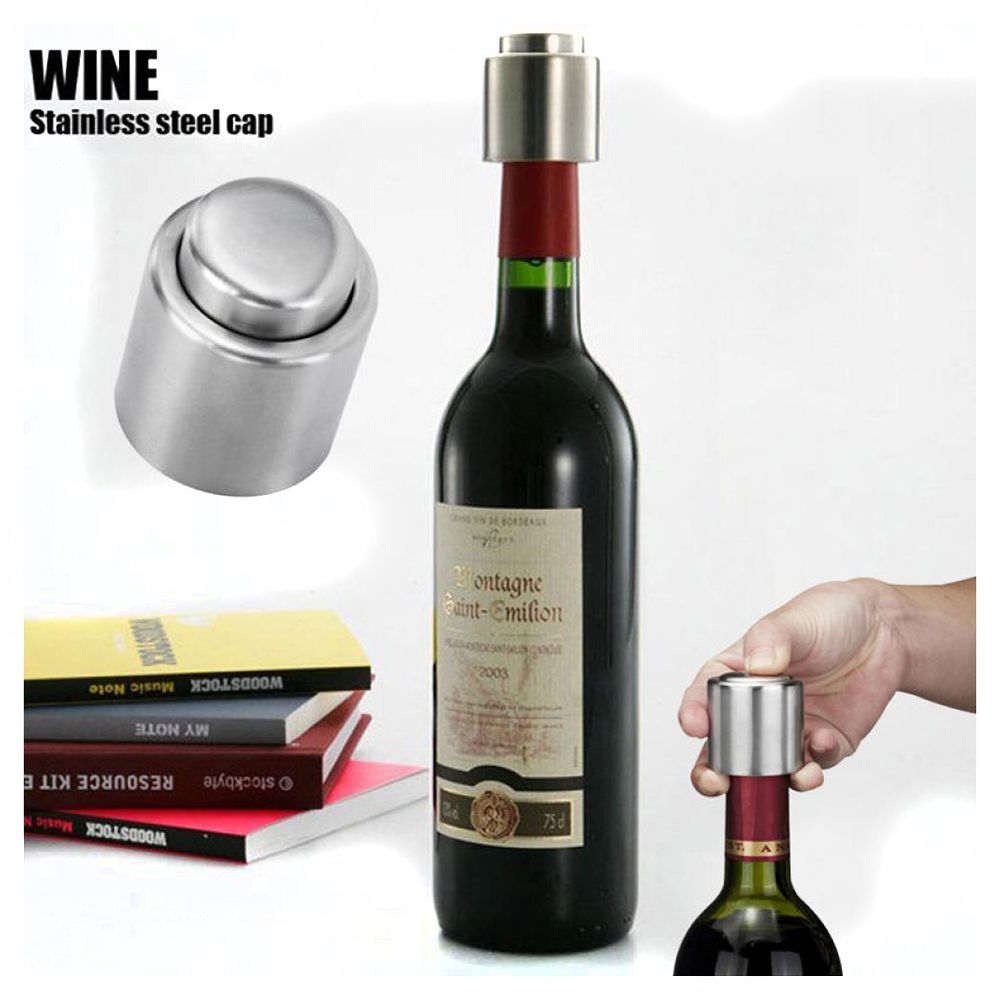 Nút Đậy Chai Rượu Vang Bằng Thép Không Gỉ