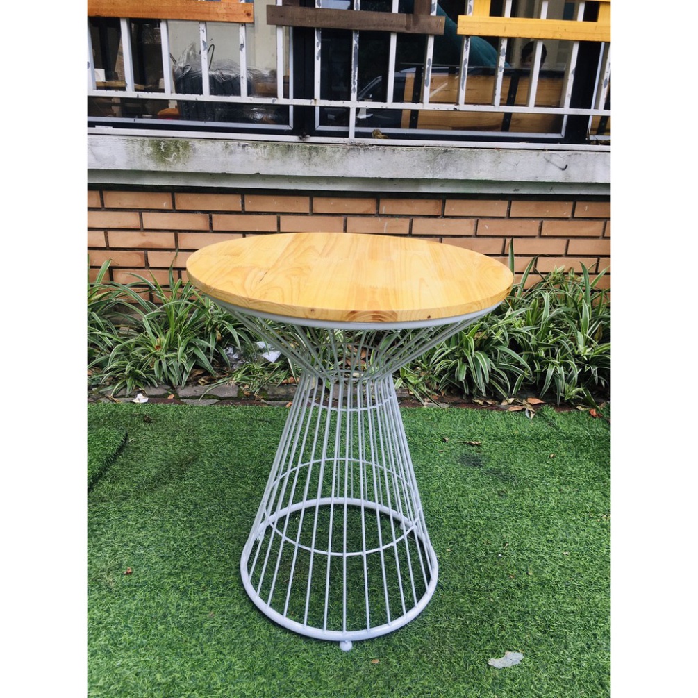 Bàn Trà Mặt Đá Chân Chùm Khung Kim Loại Cao Cấp Cho Phòng Khách, Quán Cafe, Ban Công, Để Ngoài Trời.