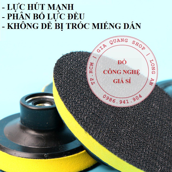 Đế dán và các loại miếng dán giấy nhám 100mm