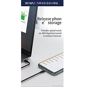 Cáp Dữ Liệu WiWu Platinum Cable PT02 USB - Type-C - Hàng Chính Hãng