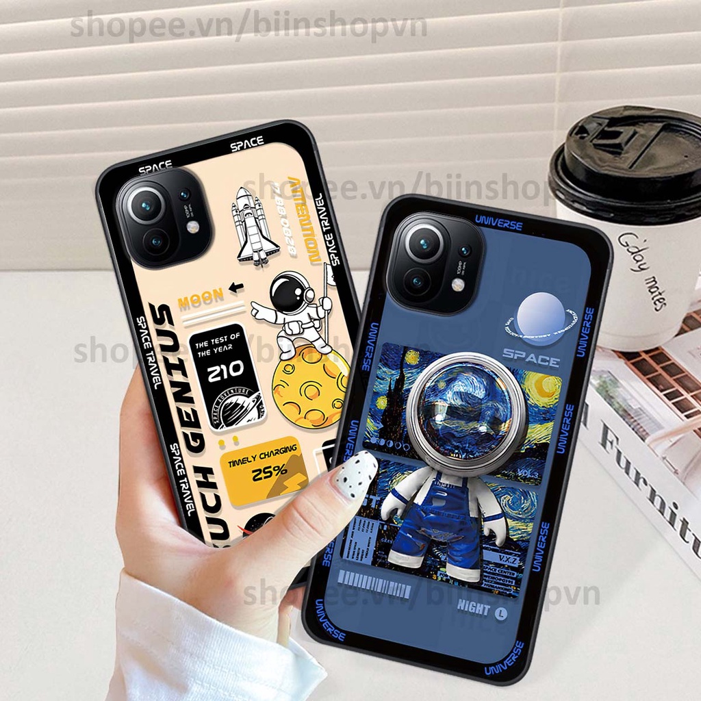Ốp Xiaomi Mi 11 / Mi 11T / Mi 11 Lite phi hành gia vũ trụ space.x siêu đẹp, thời trang