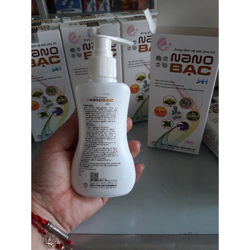 DDVS CHĂM SÓC  nam , nữ NANO BẠC -chai vòi 100ml