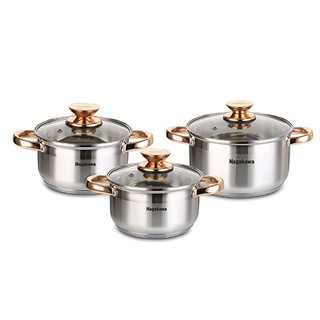 BỘ NỒI INOX NAGAKAWA NAG1301