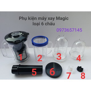 Phụ kiện máy xay sinh tố Magic bullet (vấu 6 cạnh)