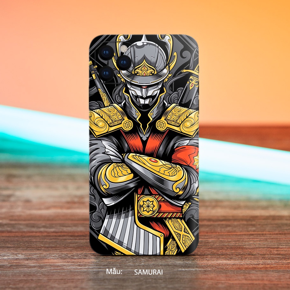 Skin dán điện thoại hình Samurai Cho Iphone, Samsung, Oppo và các dòng Android