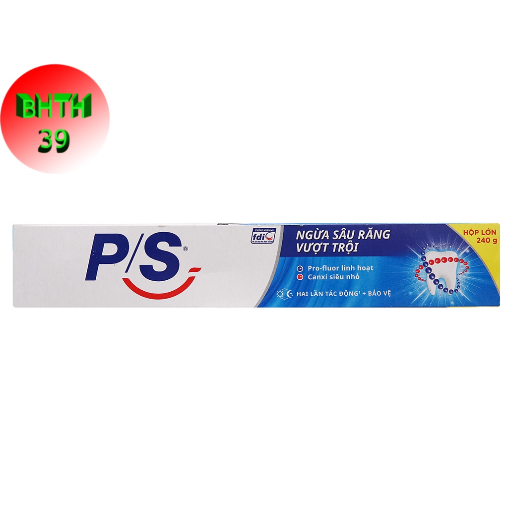 Kem đánh răng P/S 180g - Ngừa sâu răng vượt trội