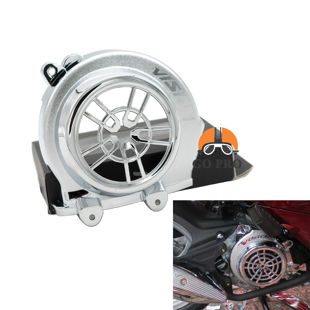 [CHÍNH HÃNG] Ốp Quạt Gió Nhựa Xi 100% Niken Dành Cho Honda Vision 2014