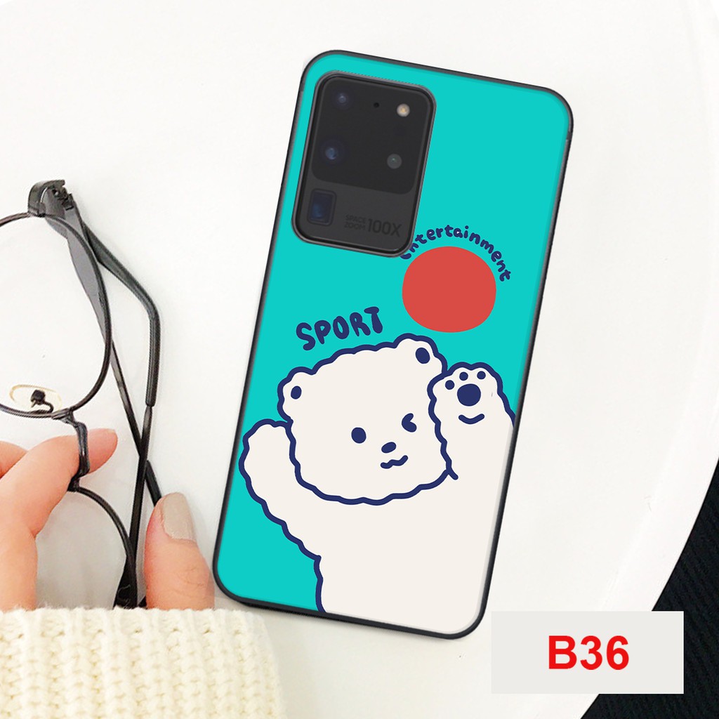 ỐP LƯNG SAMSUNG S20/S2 PLUS/S20 ULTRA ĐẸP HÌNH CHÚ GẤU CUTE