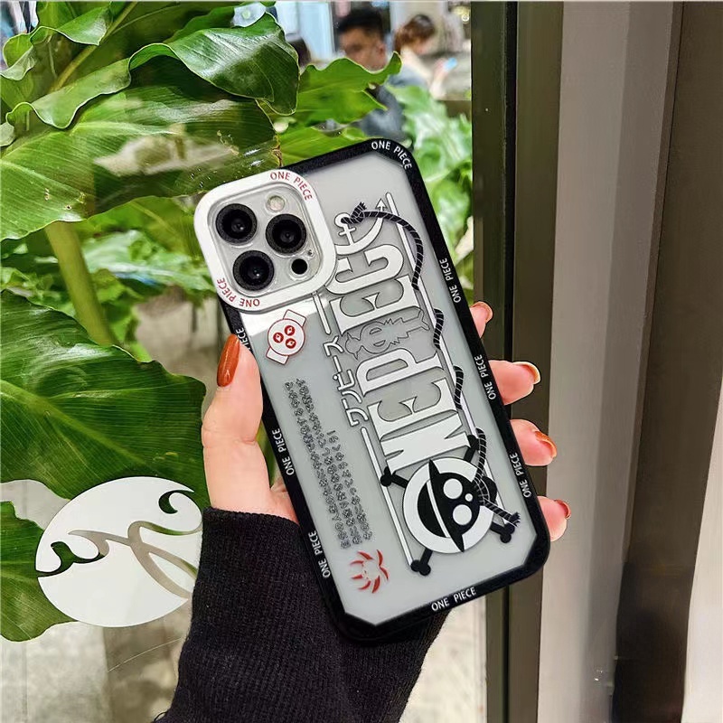 Ốp Điện Thoại In Hoạt Hình One Piece Cho IPhone X XR XS Max 7 8 6 6s Plus SE 2020 IPhone 13 14 12 11 Pro Max 13Pro Max