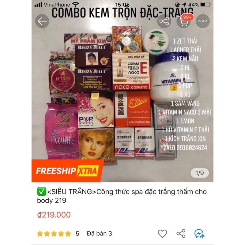 Kem cô gái tóc xù đại 100gr chuyên trộn&lt;LOẠI TRẦN&gt;