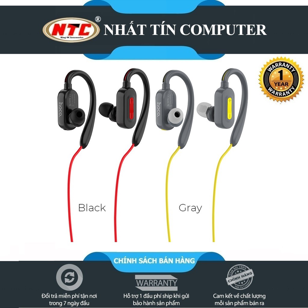 Tai nghe bluetooth thể thao Hoco ES16 Crystal sound V4.2 - Hãng phân phối chính thức