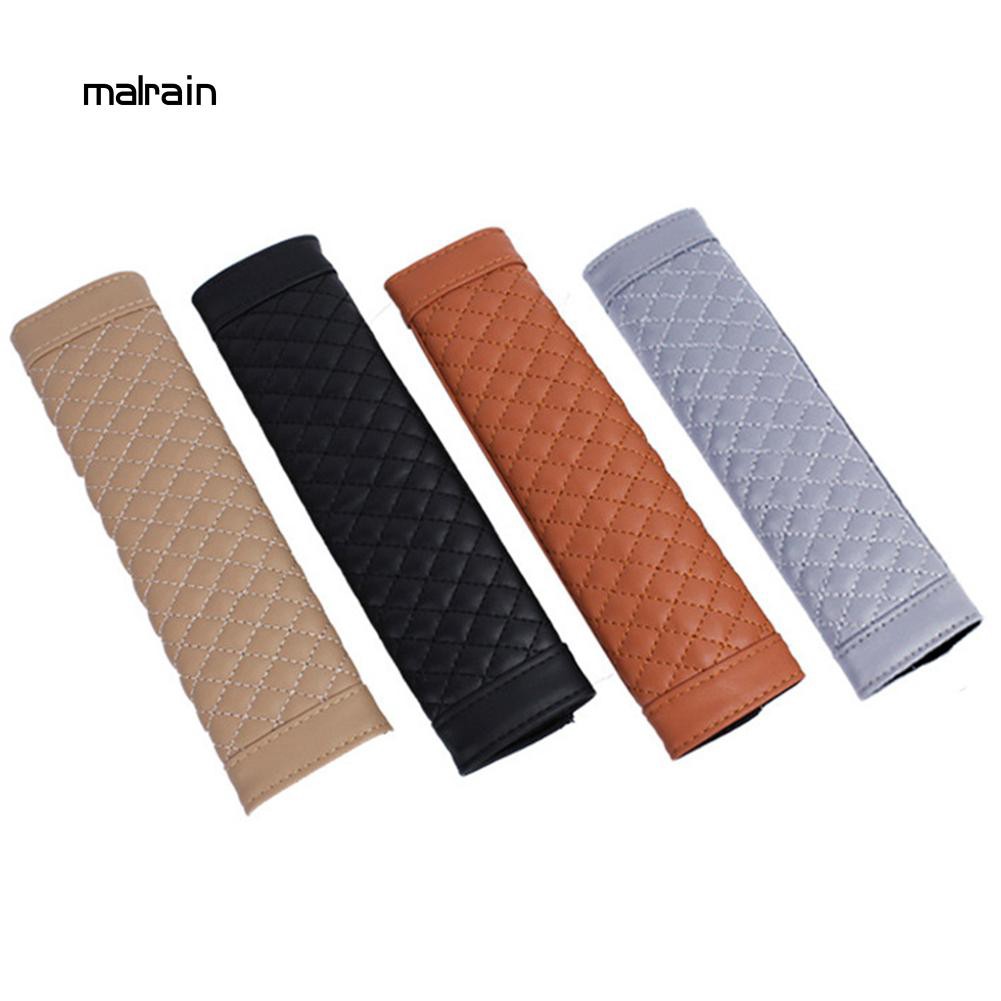 1 Cặp Vỏ Bọc Dây Đai An Toàn Xe Hơi Giả Da Thời Trang