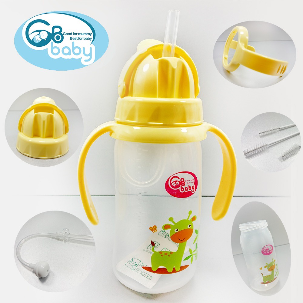 Bình uống nước chim cánh cụt GB-BABY 260ml