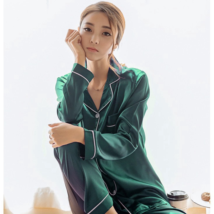 Đồ ngủ lụa lạnh thiết kế Hàn Quốc