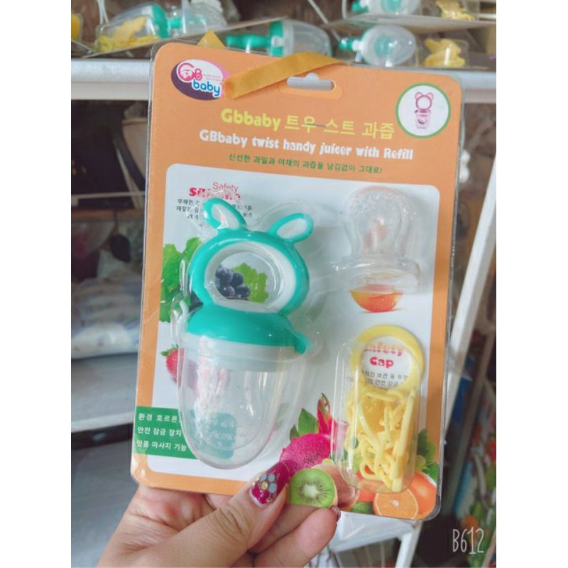 Túi nhai chống hóc GB hoặc sami đóng vỉ cho bé
