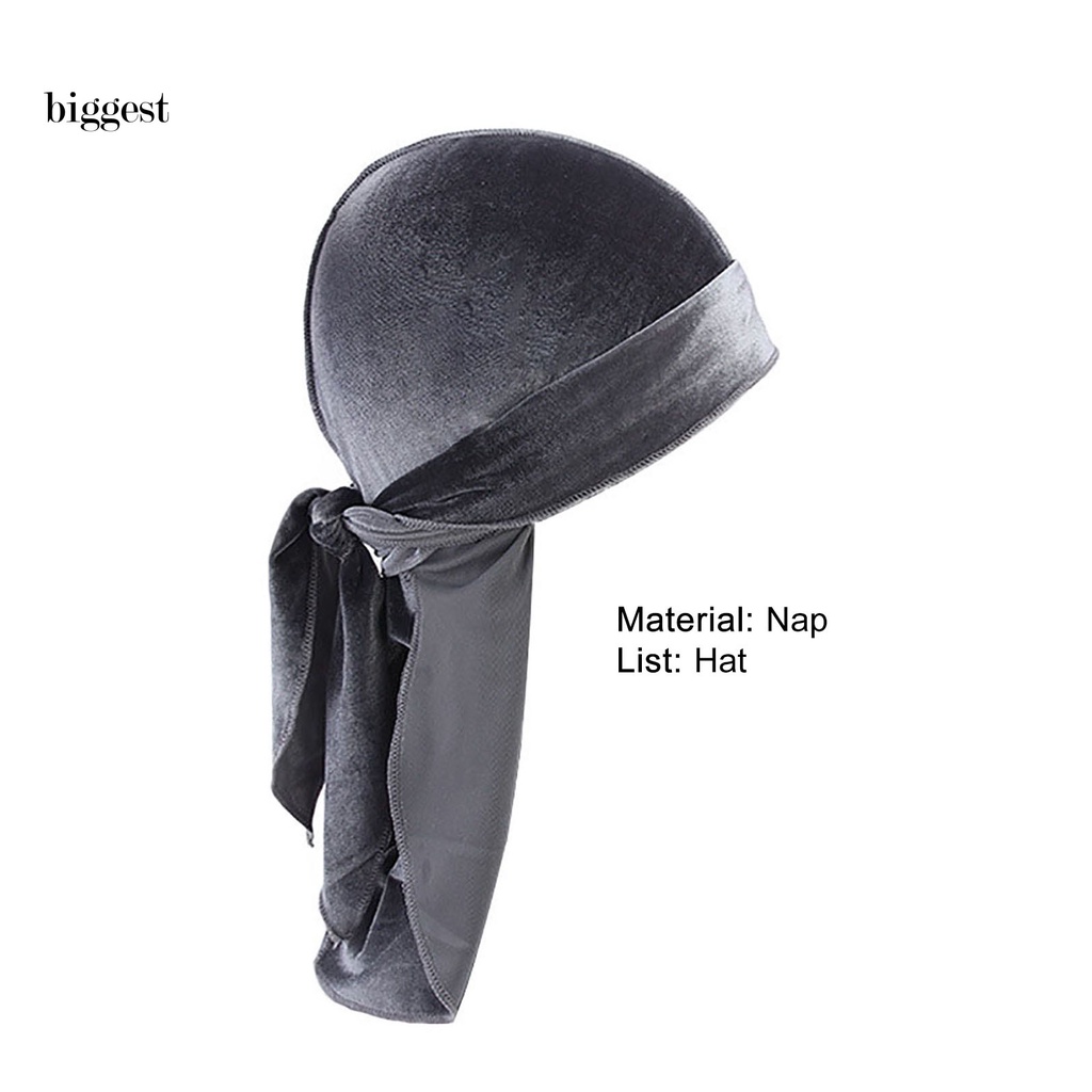 BGT Mũ trùm đầu Durag với đuôi dài thoải mái có thể giặt rửa cho mùa đông
