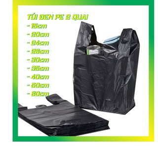 Túi xốp đen PE / túi rác đen túi đóng hàng đen dai dẻo