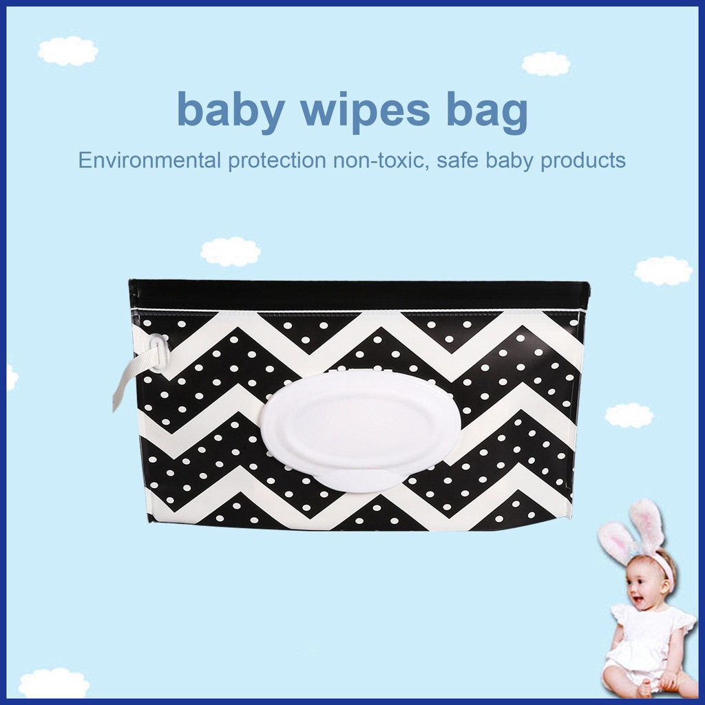 Hộp Đựng Khăn Ướt Có Thể Bơm Đầy Lại Kèm Giá Đỡ Khăn Ướt Tiện Dụng Cho Gia Đình