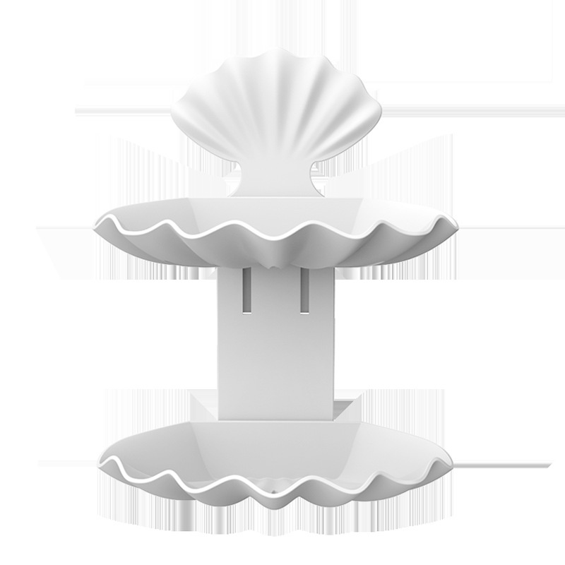 Giá Đỡ Xà Phòng Gắn Tường Thiết Kế Hai Ngăn Tiện Dụng Cho Phòng Tắm