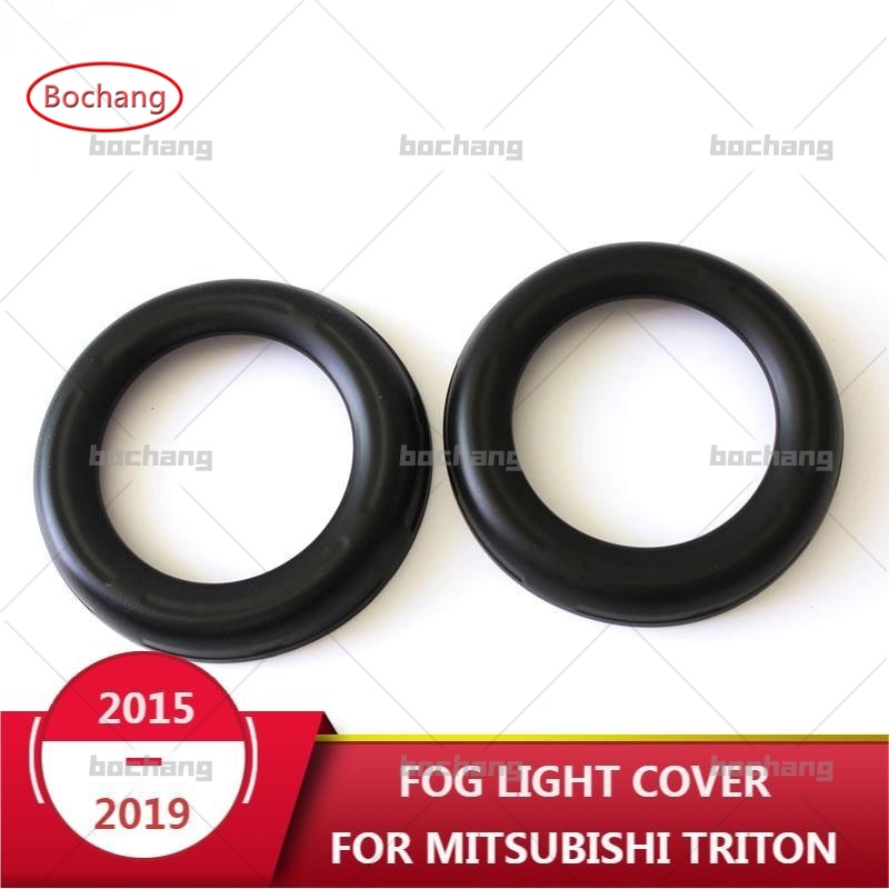 Viền đèn sương mù màu đen nhám cho xe hơi Mitsubishi L200 Triton 2016-2019