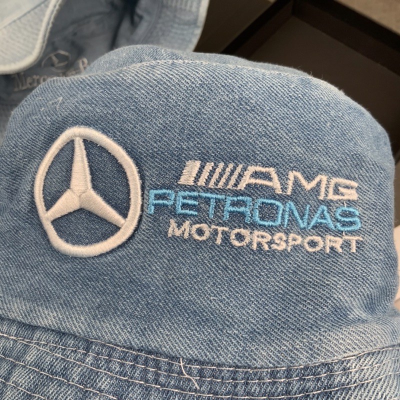 Nón Bucket Jeans 2 Mặt Logo Xe MEC Benz Thời Trang Cá Tính