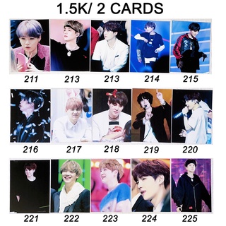 Sale set card SUGA BTS 2