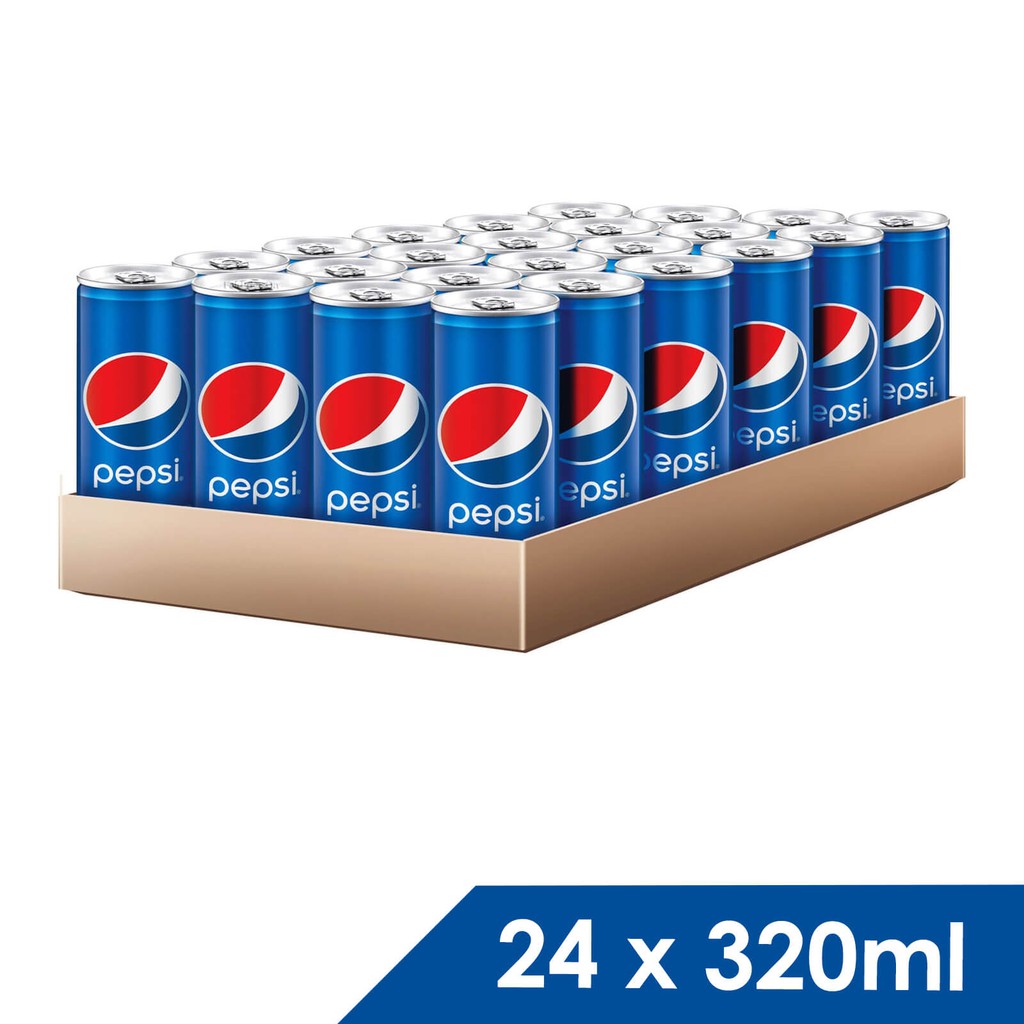 24 lon nước ngọt có gas Pepsi 320ml