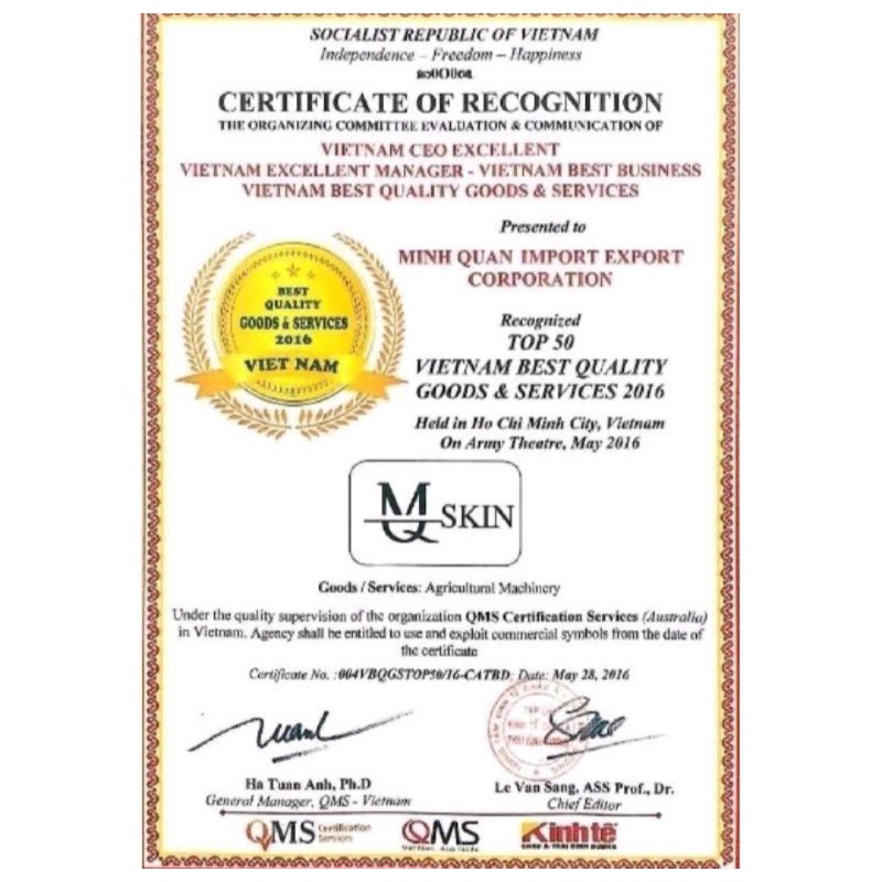 Serum Căng Bóng Da MQ Skin Chính Hãng