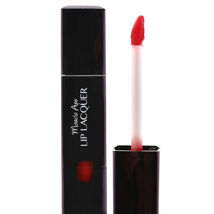 Son kem Miracle Apo Lip Lacquer (True Red - Đỏ rực)