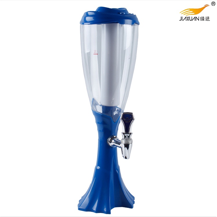 Tháp Bia HC18 2 Lít 4 Màu Chọn Lựa Lõi Đá Giữ Lạnh Đèn Led 7 Màu Nhựa cao cấp an toàn bền đẹp Bộ đầy đủ