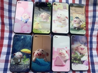 Ốp lưng iPhone 4 heo dễ thương