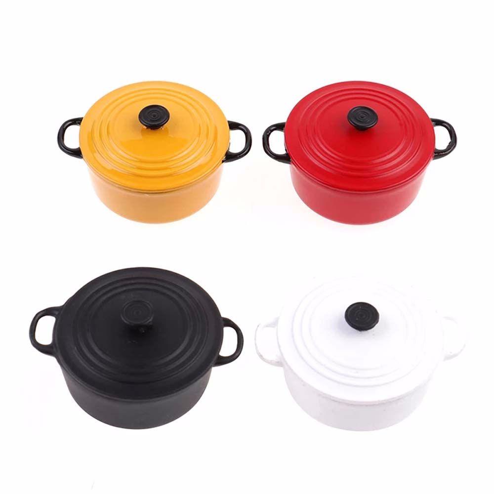 JARRED Bộ Mô Hình Chảo / Nồi Mini Tỷ Lệ 1: 12 Độc Đáo Trang Trí Nhà Búp Bê