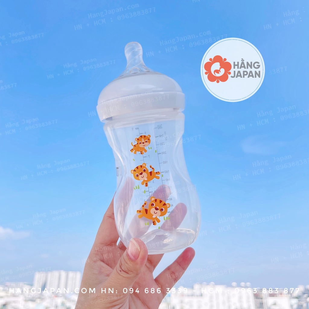Bình sữa mô phỏng tự nhiên hiệu Philips Avent có họa tiết ( 260ml ) cho trẻ từ 1 tháng tuổi