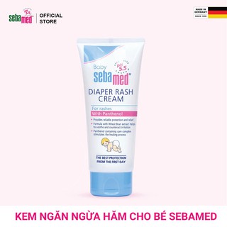 Kem giúp giảm hăm tã em bé Sebamed pH5.5 BABY DIAPER RASH CREAM (50ML) [Chính Hãng]