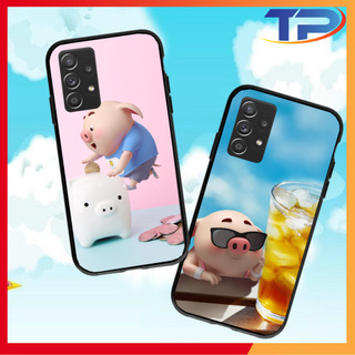 Ốp lưng Samsung Galaxy A01 / A02S / A12 / A21S / A32 /A52 / A72 hình Heo Con Dễ Thương 05