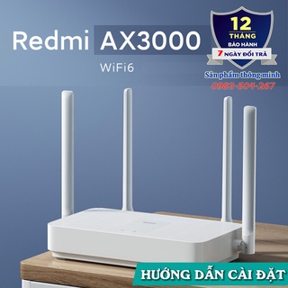 [Mã 156ELSALE giảm 7% đơn 300K] Bộ phát Wifi Router Xiaomi Redmi AX1800 – AX3000 hỗ trợ – Wifi 6 – Mesh – 128 thiết bị