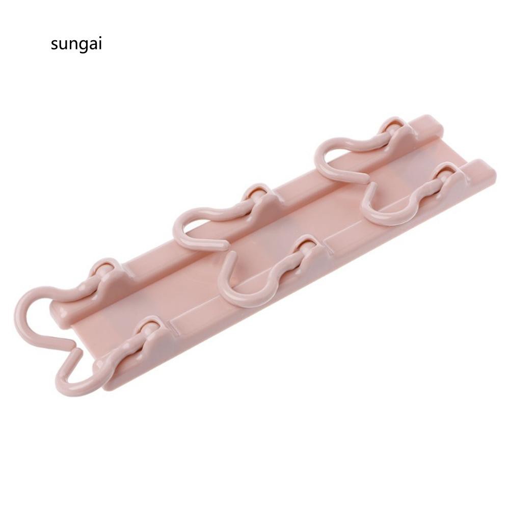 Giá treo đồ dùng vật dụng 6 móc gấp gọn đa năng tiện dụng | BigBuy360 - bigbuy360.vn