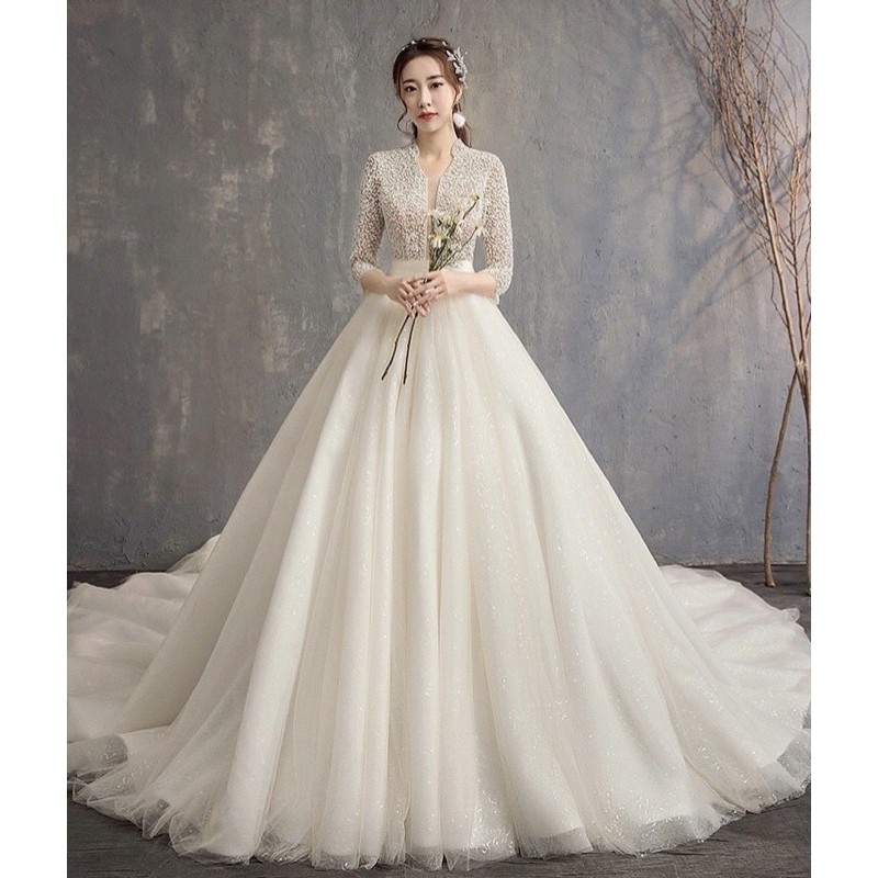 ĐẦM KIM TUYẾN REN LƯỚI LỖ LỖ XẾP LY BO EO