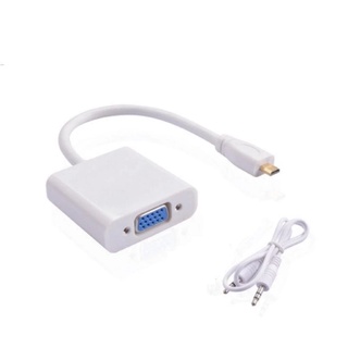 Cáp chuyển Micro HDMI sang VGA có âm thanh -dc1027