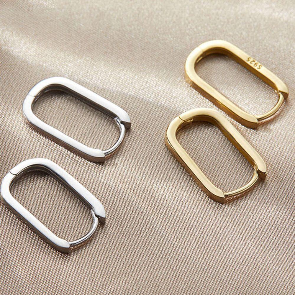 Bông Tai VANES1 Hình Vuông Bằng Đồng Đơn Giản Thời Trang Cho Nam Và Nữ