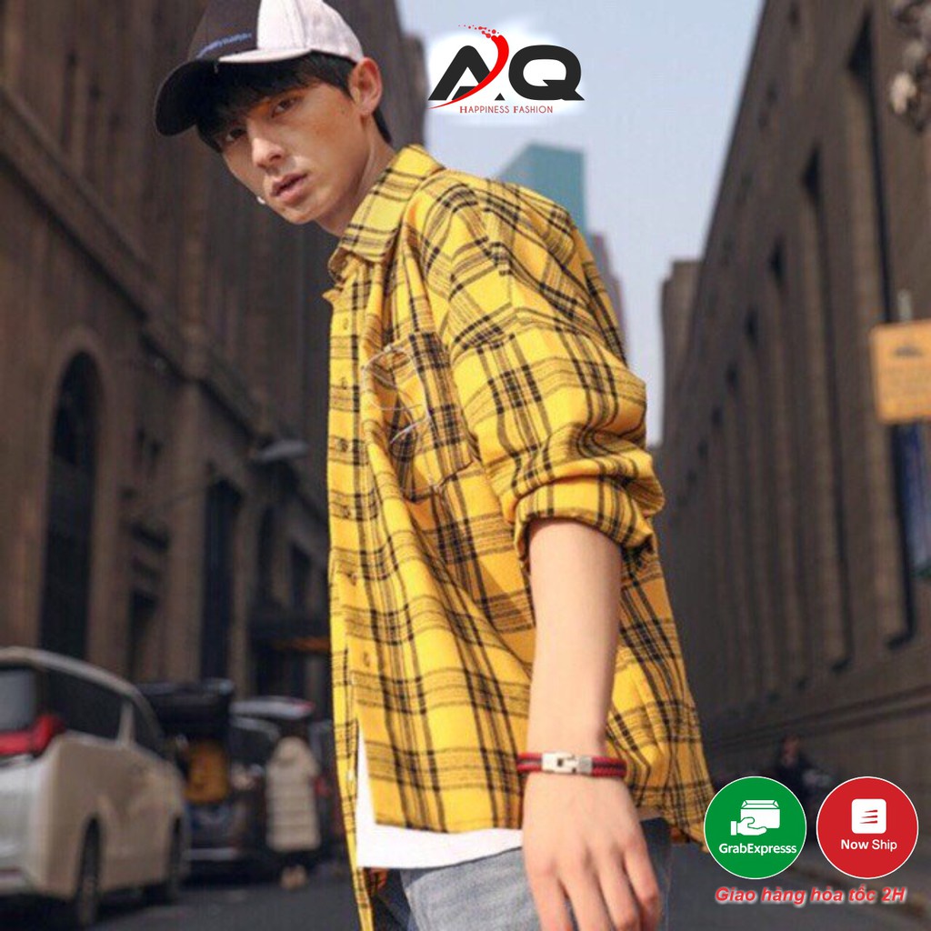 ÁO Sơ Mi Caro Flannel Nam Nữ Áo chống nắng Sọc Nam Nữ Cực Chất Nhiều Mẫu SM10- T&A STORE