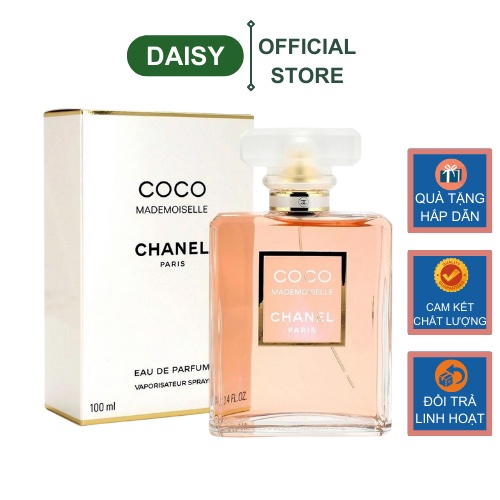 Nước Hoa Nữ COCO Mademoiselle Eau De Parfum 100ml - Hương thơm quyến rũ Lưu Hương Bền Lâu