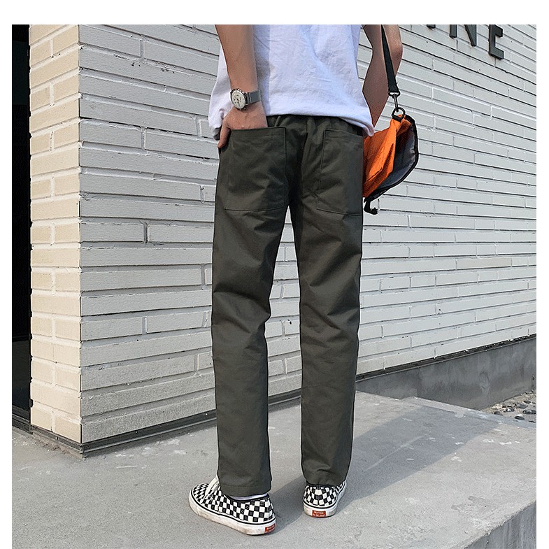 Quần baggy Kaki Nữ Nam Unisex vải loại 1 co giãn cạp chun Madela, Baggy kaki nam nữ | BigBuy360 - bigbuy360.vn