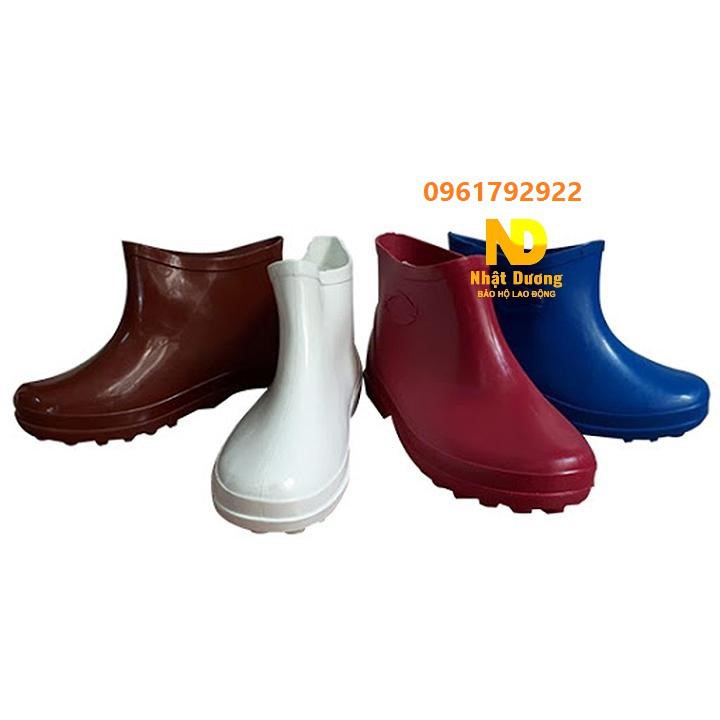 Ủng nhựa lùn TGP không thấm nước, Ủng làm vườn làm bếp chống trơn trượt