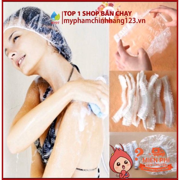 Mũ chụp ủ tóc,mũ trùm đầu khi tắm